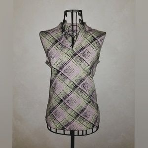 Cutter & Buck Women's Sleeveless Printed Polo